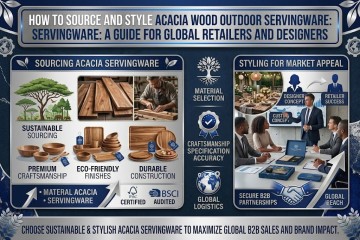 How to Source and Style Acacia Wood Outdoor Servingware: A Guide for Global Retailers and Designers